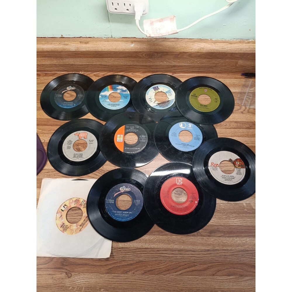 Vintage Vinyl 45 Records Lot READ DESCRIPTION